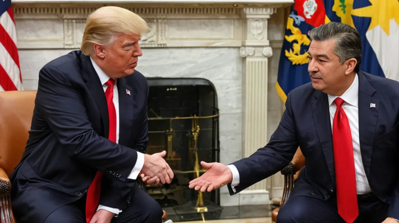 La situación se agrava: Trump impone aranceles del 25% a Colombia después de que este país rechazara dos vuelos de extradición.. Foto: Redacción InfoArticulos