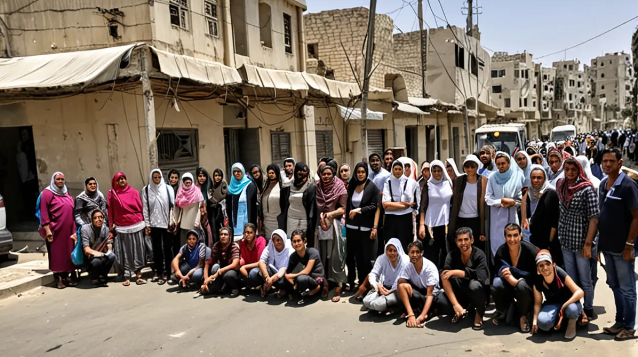 La comunidad hamás ha conmemorado la vuelta a Gaza de cientos de refugiados, considerándola un triunfo significativo.. Foto: Redacción InfoArticulos