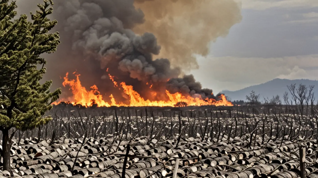 Los devastadores incendios que azotan a Epuyén y Bariloche han consumido más de 11 mil hectáreas.. Foto: Redacción InfoArticulos