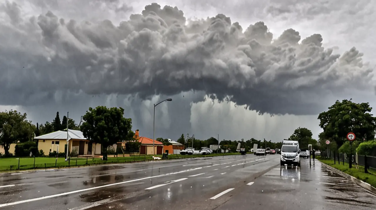 La lluvia persiste en Argentina, con tormentas previstas para varias provincias el próximo martes 28 de enero.. Foto: Redacción InfoArticulos