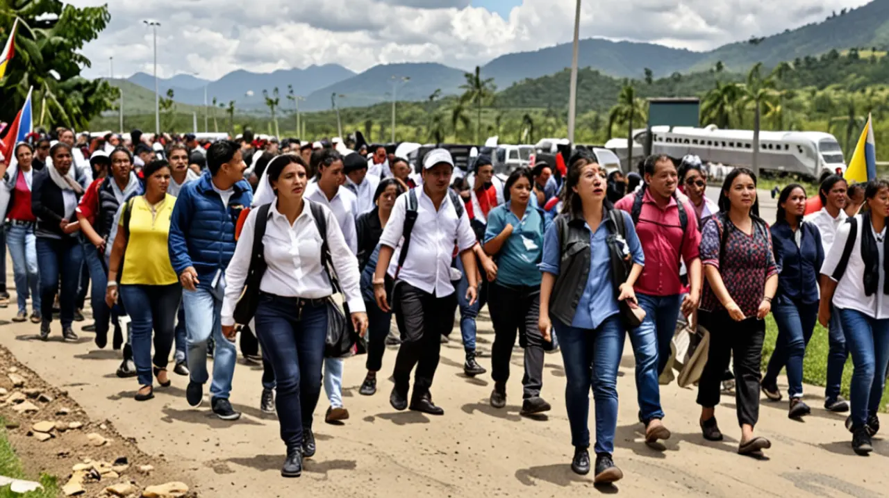 Colombia y EE. UU. reanudan diálogo sobre la situación de los deportados, enfatizando que el migrante no debe ser estigmatizado como un delincuente.. Foto: Redacción InfoArticulos