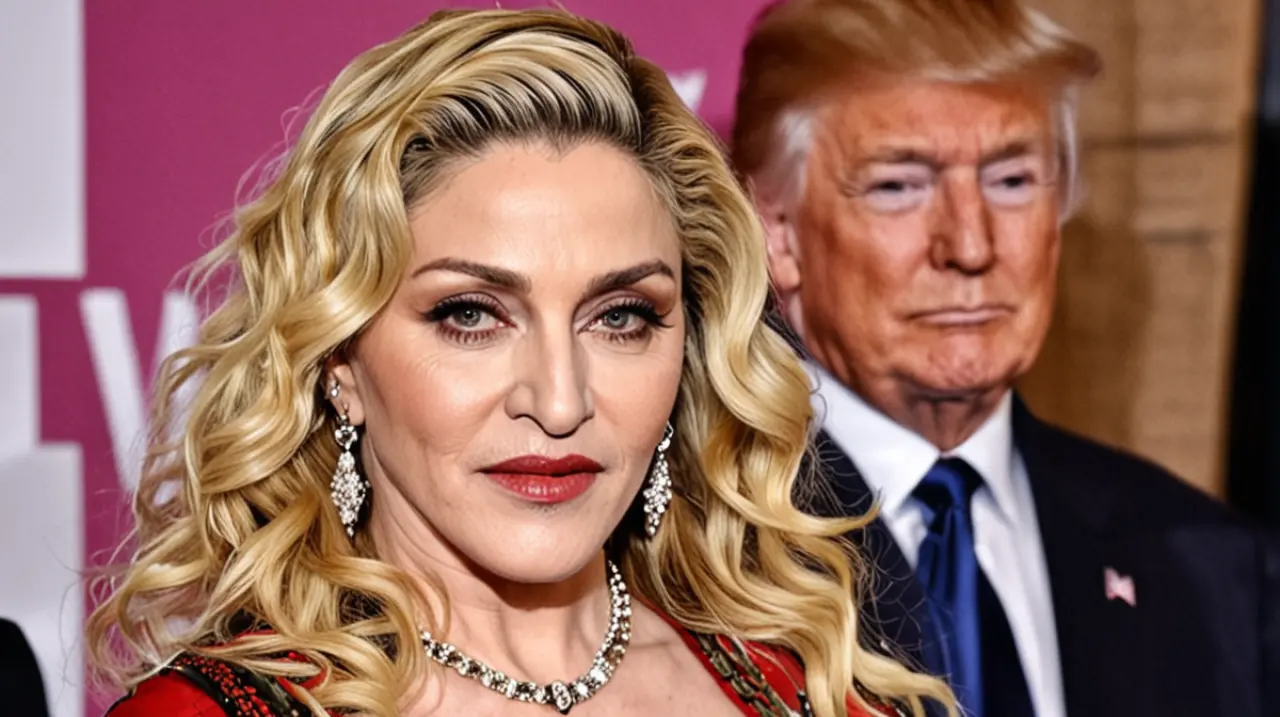 La cantante estadounidense Madonna se solidariza con la comunidad LGBTQ+, en un gesto de apoyo después de que el presidente Donald Trump tomara decisiones controvertidas sobre sus derechos.. Foto: Redacción InfoArticulos