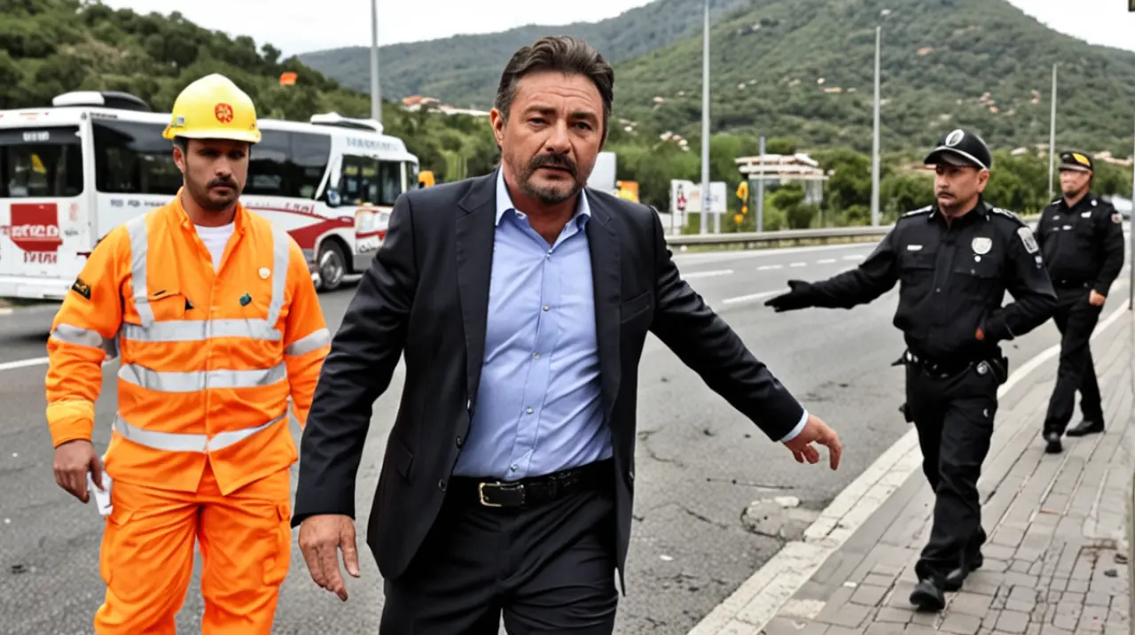 El conductor Francisco Tinelli logró evitar una detención policial, pero su evasión terminó con un accidente de tránsito. Además, se confirmó que dio positivo en el análisis de alcoholemia.. Foto: Redacción InfoArticulos