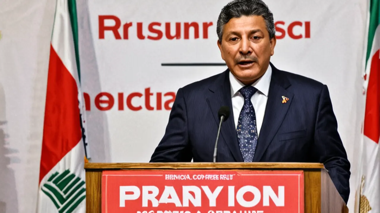 El diputado Adorni expresó su apoyo al candidato presidencial Milei y rechazó las acusaciones de corrupción en el gobierno, calificándolas como una ofensa.. Foto: Redacción InfoArticulos