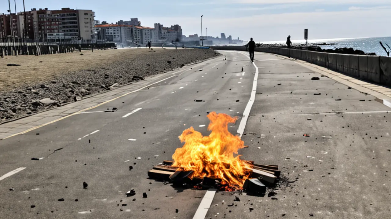 Un hombre tuvo un altercado con su pareja durante sus vacaciones en la ciudad balnearia de Mar del Plata, momento en el que arrojó una bomba molotov.. Foto: Redacción InfoArticulos