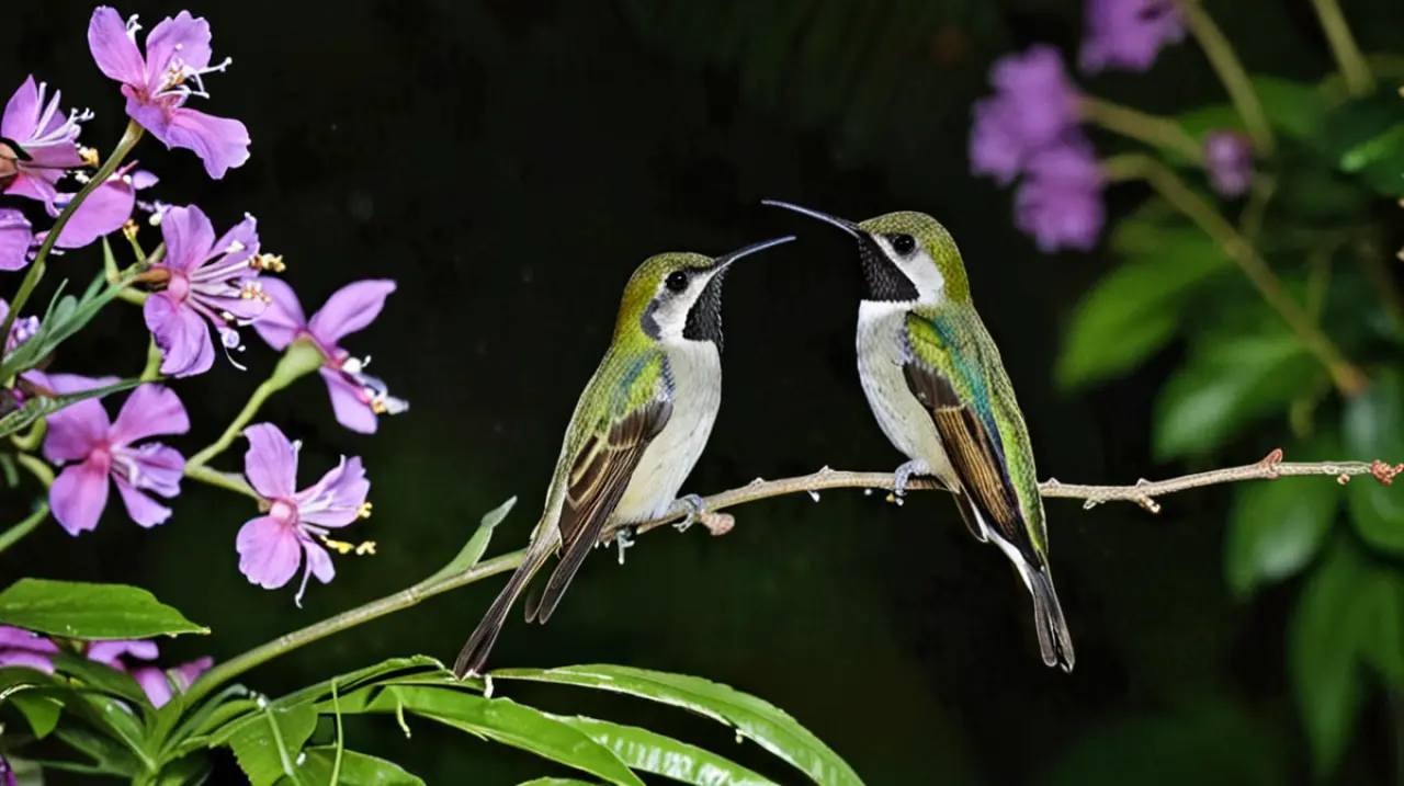 El comportamiento nocturno de los colibríes es fascinante, pero ¿dónde y cómo descansan estos aves tan hermosas en el jardín?. Foto: Redacción InfoArticulos
