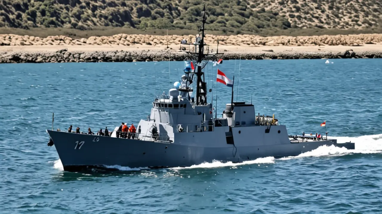 La Fuerza Naval Argentina llevó a cabo una misión de supervisión y seguridad en las aguas territoriales. Foto: Redacción InfoArticulos