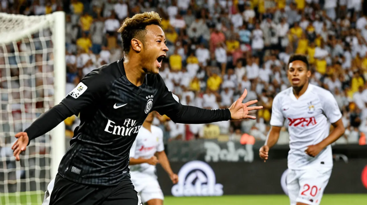 Neymar anotó un gol inolvidable en su regreso a Santos, después de una jugada sorprendente con la lámpara del baño.. Foto: Redacción InfoArticulos
