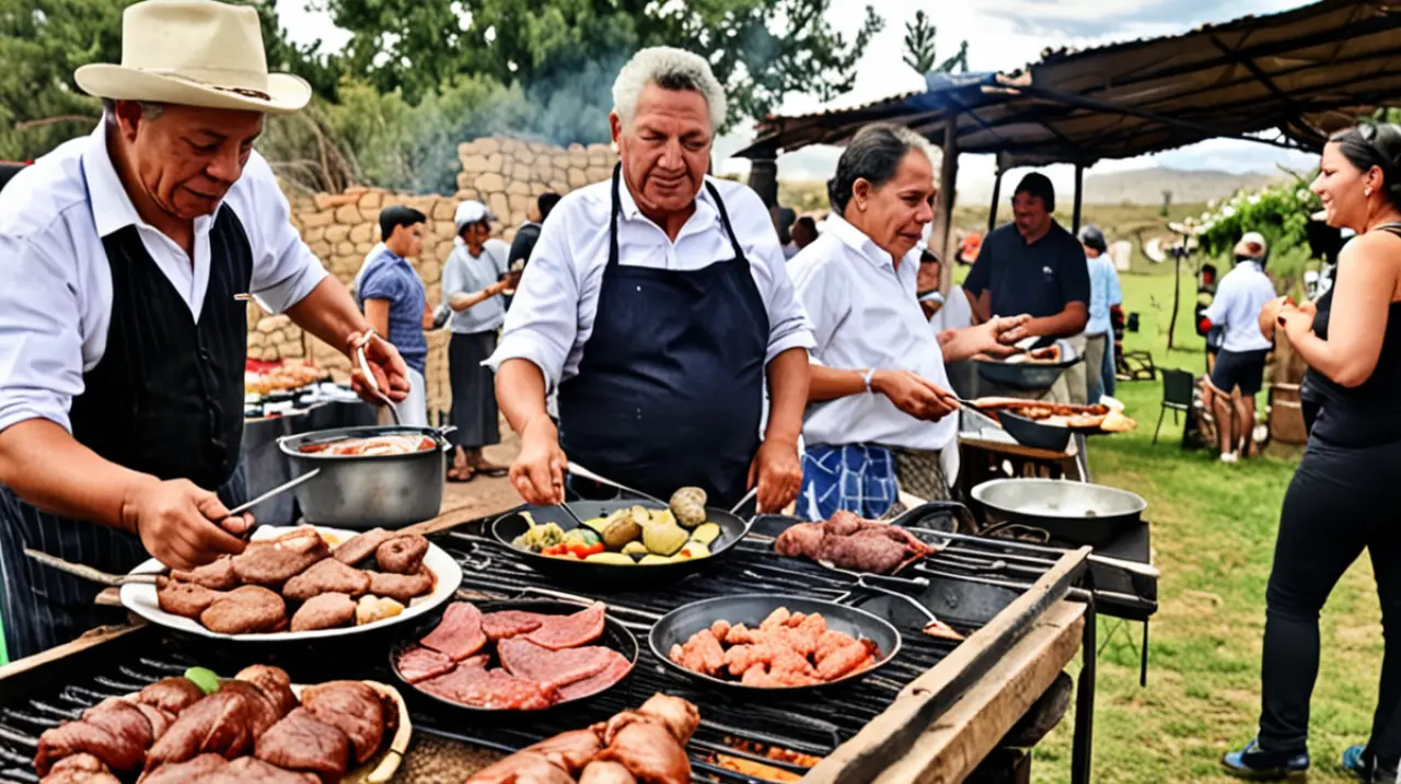 En un pequeño pueblo de Argentina, se vive con intensidad la tradición del asado. ¿Cuándo se celebra este festivo evento y cómo puedes sumarte a la fiesta?. Foto: Redacción InfoArticulos