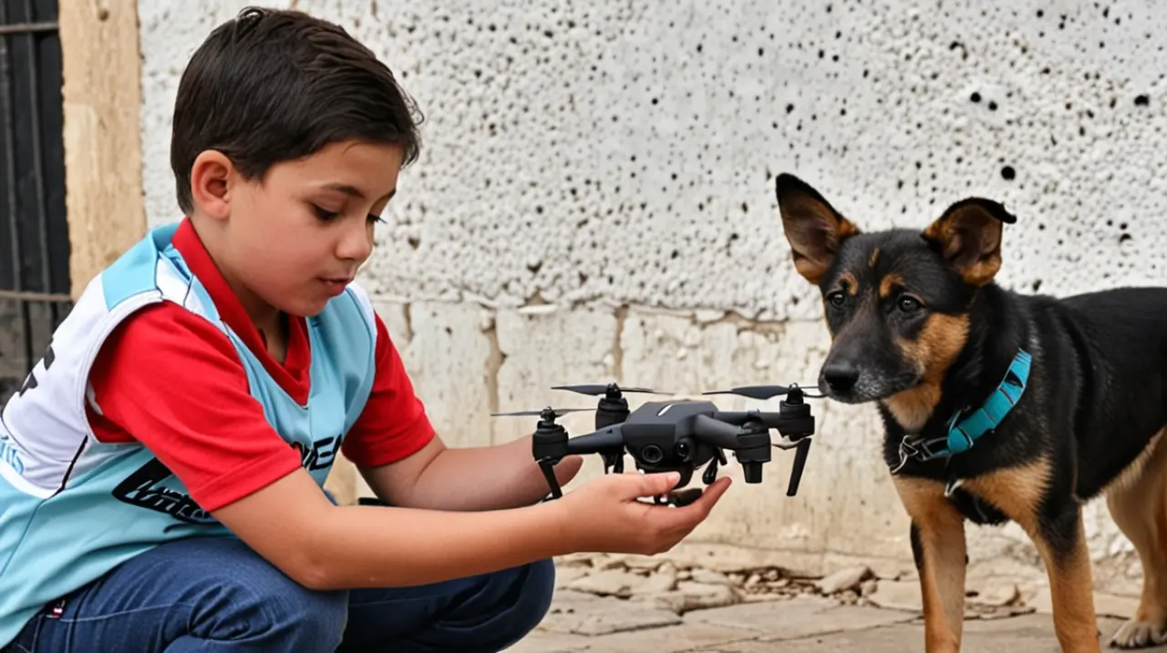 La búsqueda de Lian, un niño de tres años desaparecido en Córdoba, se intensificó con la participación de drones, perros y más de cien policías.. Foto: Redacción InfoArticulos