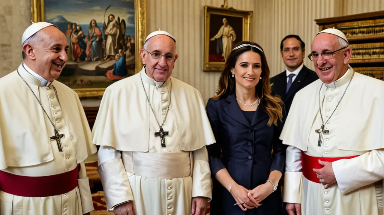 El equipo de la serie 'Cónclave' recuerda al Papa Francisco y desea su pronta recuperación: 'Nuestra relación con él es muy cercana'. Foto: Redacción InfoArticulos