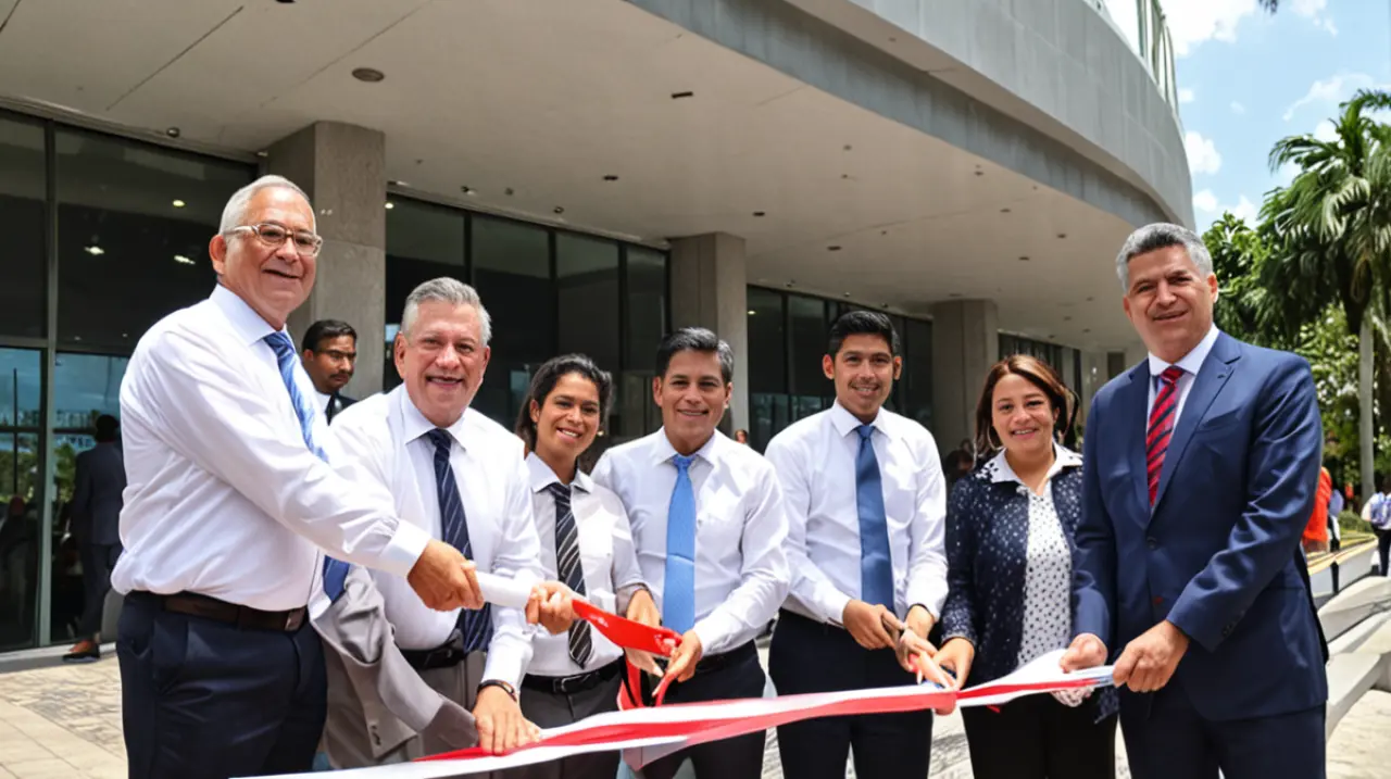 El River inauguró ayer el nuevo edificio de su instituto, que acogerá a más de mil alumnos.. Foto: Redacción InfoArticulos