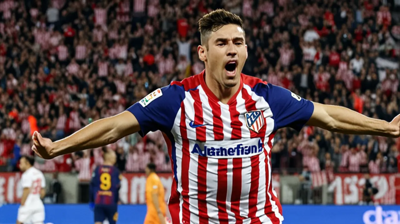 El Atlético de Madrid logró un emocionante empate en un partido intenso contra el Barcelona, gracias a la destacada actuación del jugador Julián Álvarez.. Foto: Redacción InfoArticulos