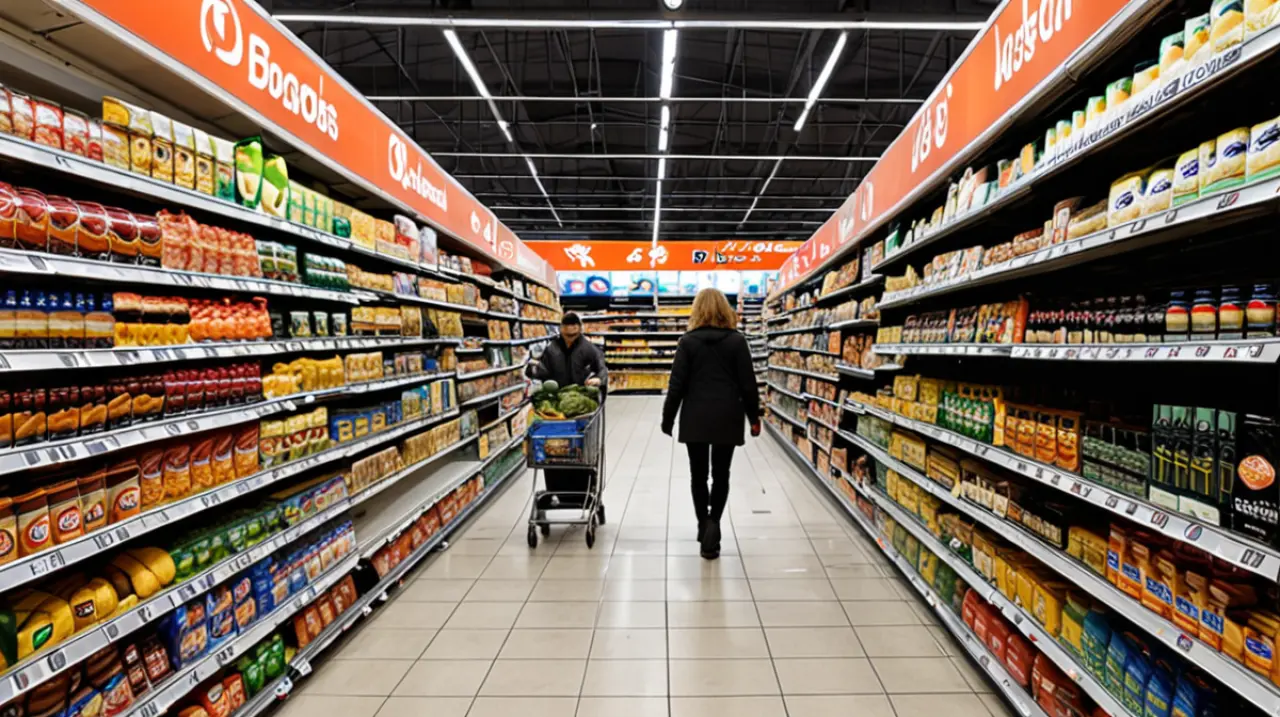 El consumo en declive: las ventas de los supermercados sufrieron un retroceso del 11% en el año 2024. Foto: Redacción InfoArticulos
