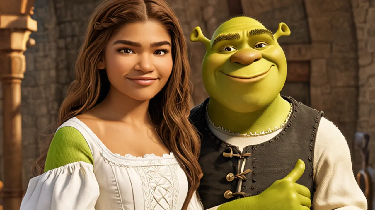 Llega la quinta entrega de Shrek, y ya tiene un adelanto emocionante. La actriz Zendaya se une al elenco en un papel que promete ser fascinante.. Foto: Redacción InfoArticulos
