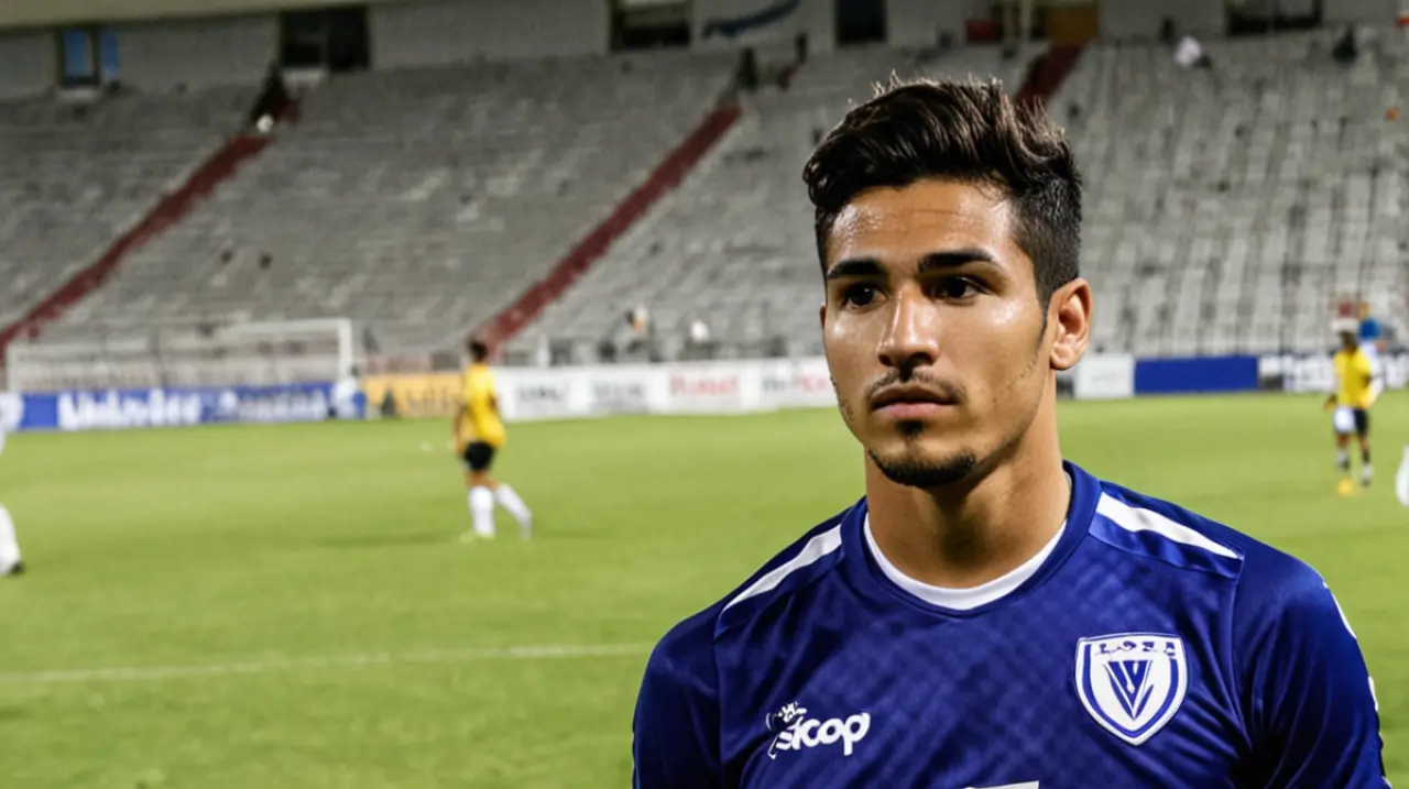 El futbolista Valentín Gómez continúa entrenando con el equipo Vélez después de no lograr su objetivo de incorporarse al plantel. Su situación futura sigue siendo un misterio.. Foto: Redacción 