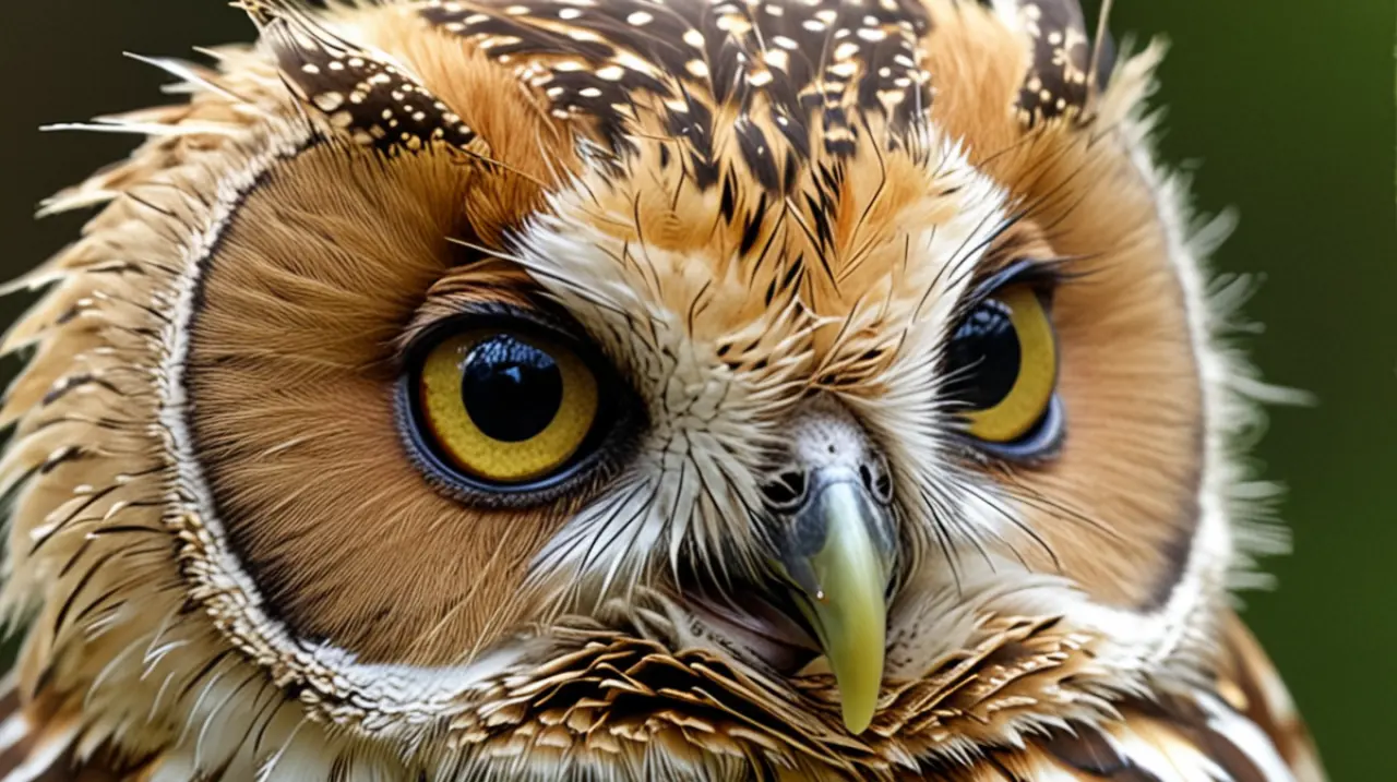 El búho Zeuz cautiva con su mirada única y hermosa, según imágenes impactantes. Foto: Redacción InfoArticulos