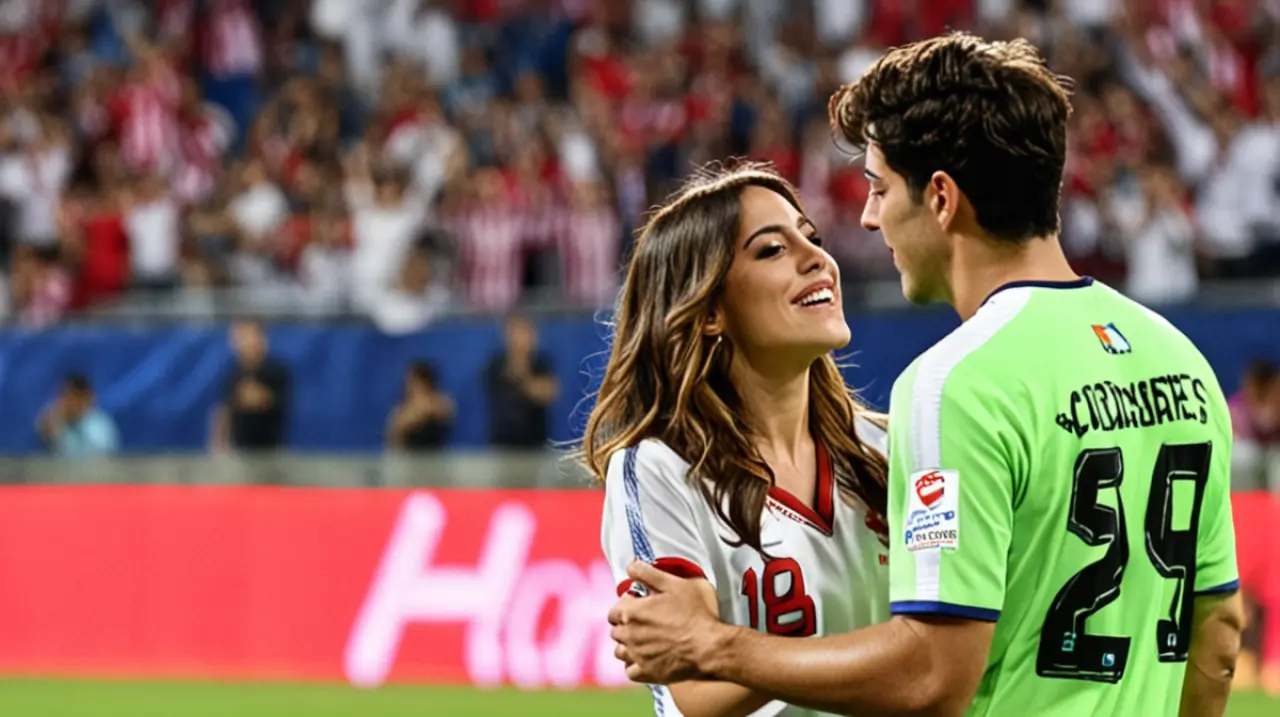 La cantante Tini Stoessel se encuentra actualmente en pareja con el futbolista Rodrigo De Paul, y su relación ha generado gran interés en los medios.. Foto: Redacción InfoArticulos