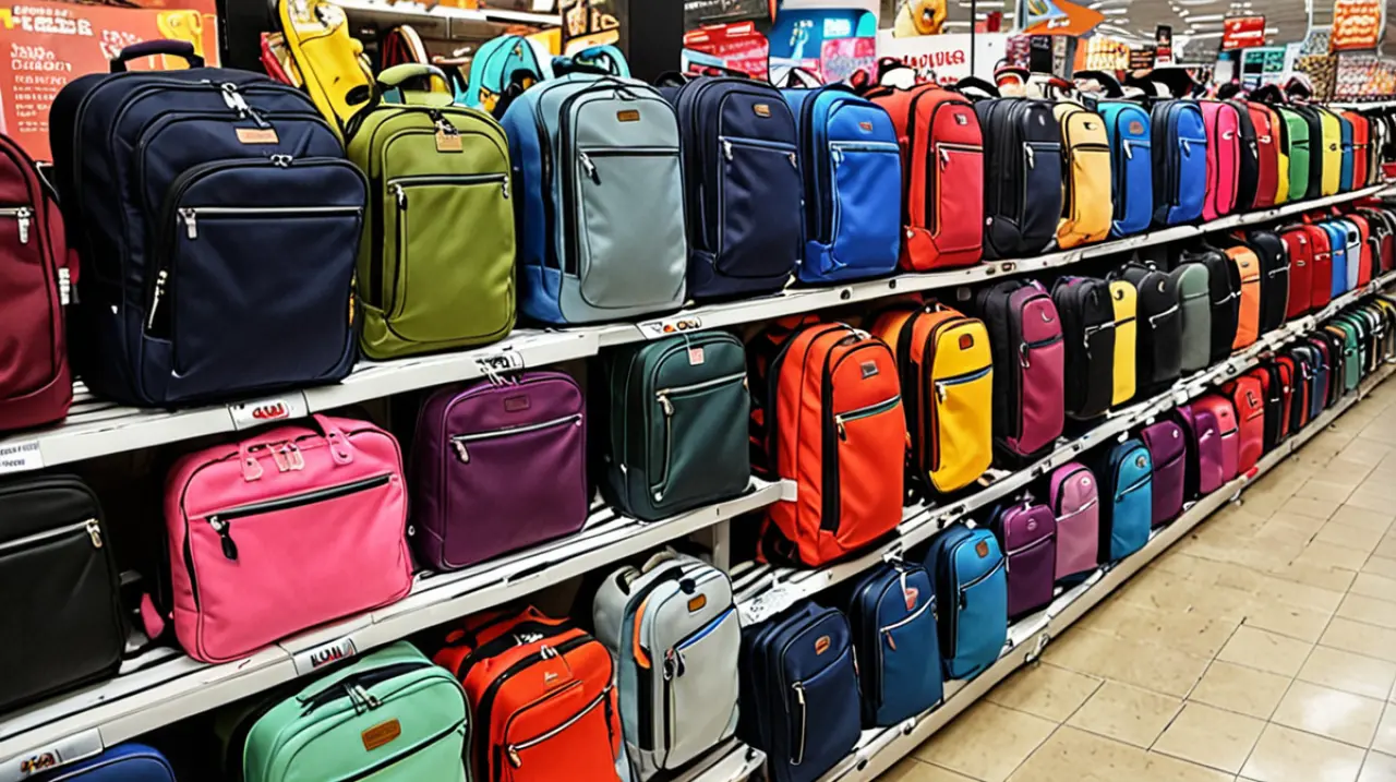 Un supermercado cierra la venta de mochilas y valijas, pero ofrece descuentos especiales para los viajantes en sus promociones de ahorro. Foto: Redacción InfoArticulos