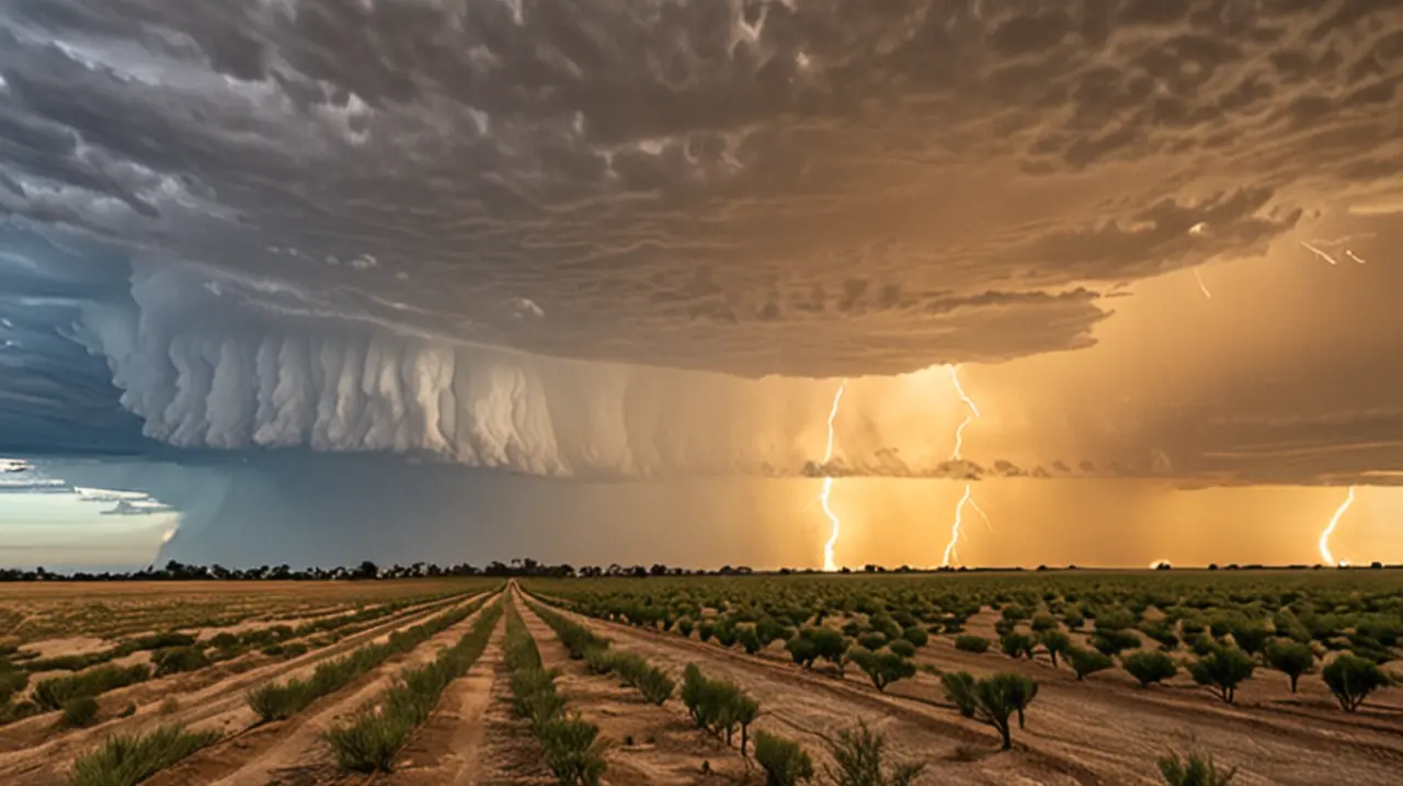 Previsión meteorológica para La Pampa hoy: cómo será el estado climático este domingo 9 de marzo de 2025.. Foto: Redacción InfoArticulos