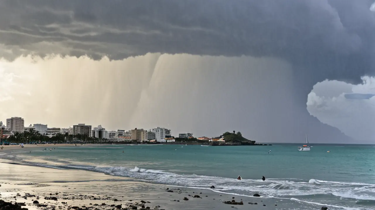 San Juan enfrentará un día lluvioso y nublado este lunes 10 de marzo de 2025, según las previsiones meteorológicas.. Foto: Redacción InfoArticulos