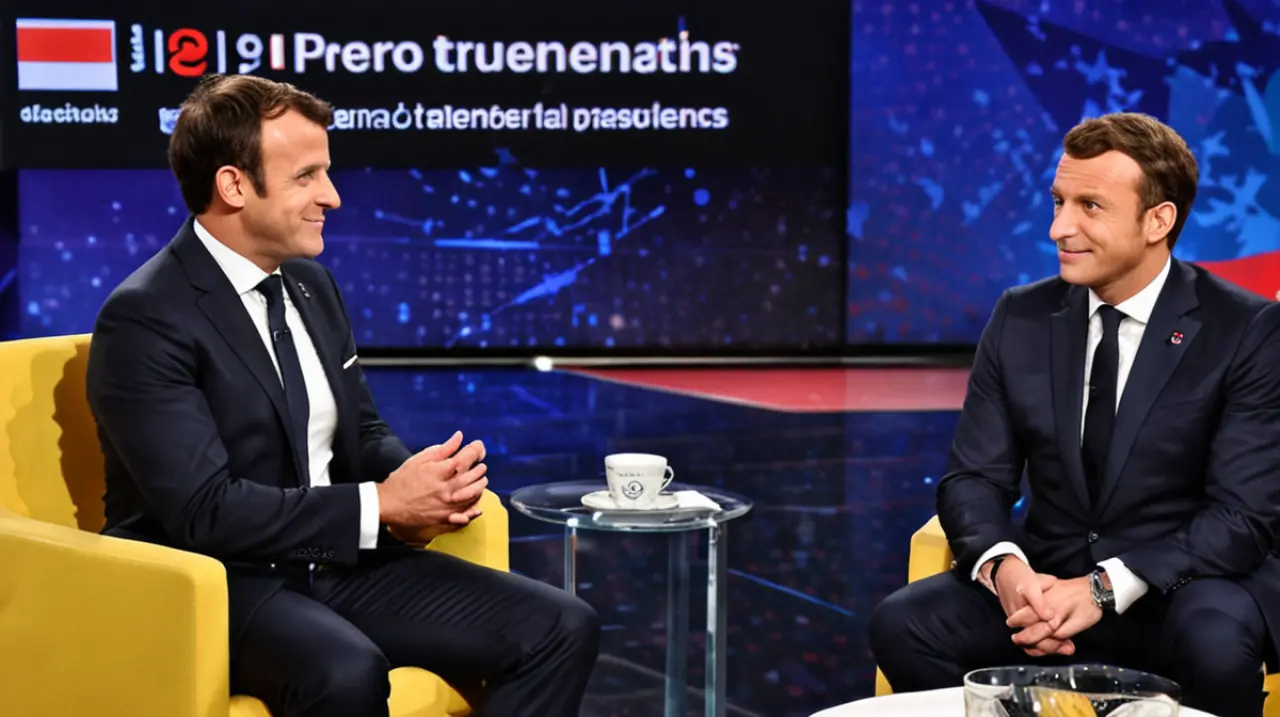 El periodista Jorge Castro se encuentra en Canal 26, donde analiza la influencia decisiva del presidente francés Emmanuel Macron durante las conversaciones de paz entre Francia y Ucrania.. Foto: Reda