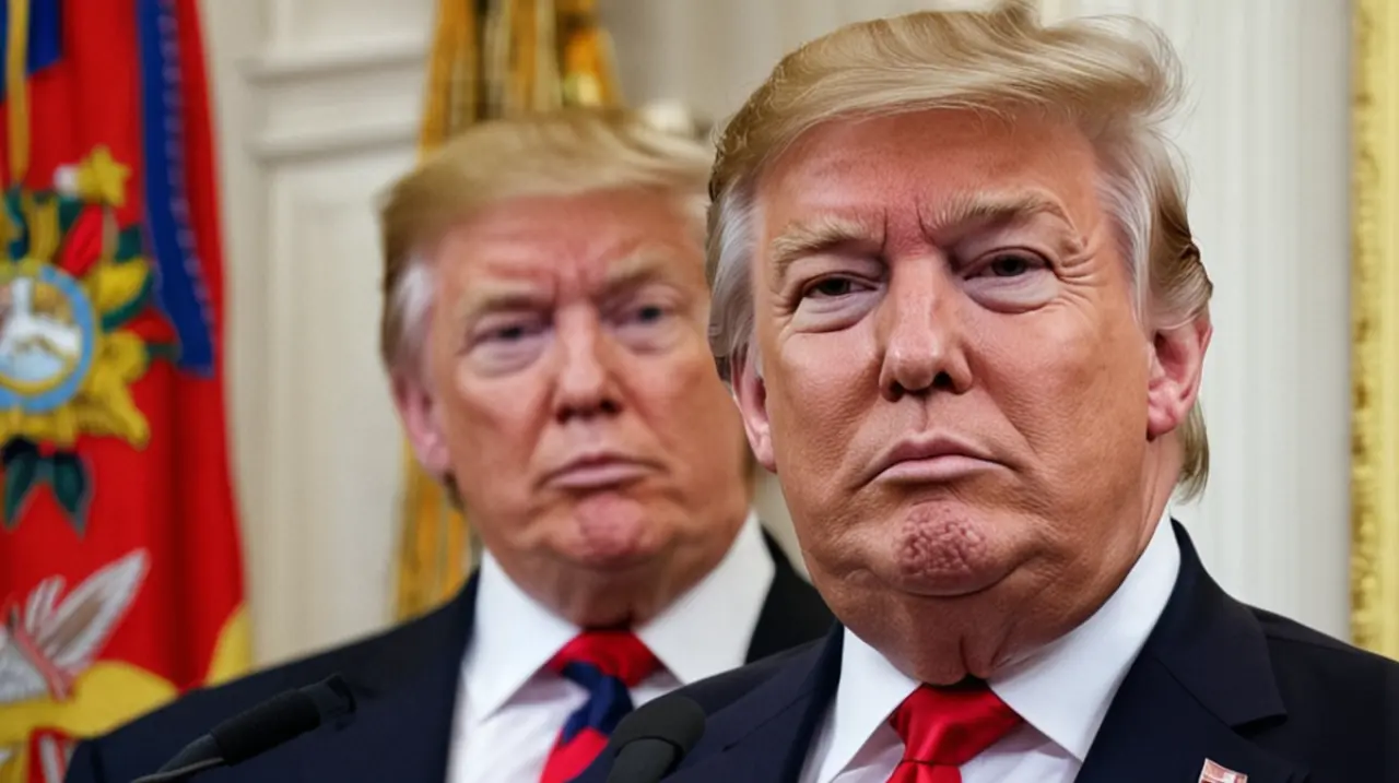 El presidente estadounidense, Donald Trump, no se queda callado frente a las medidas tomadas por la Unión Europea en respuesta a los aranceles impuestos por Estados Unidos.. Foto: Redacción InfoArti