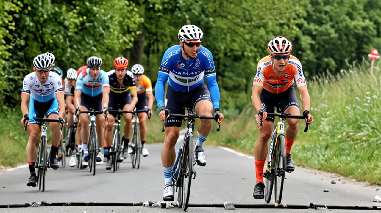 Investigan incidente en que un objeto se lanzó hacia el ciclista Van der Poel durante la carrera París-Roubaix.. Foto: Redacción InfoArticulos