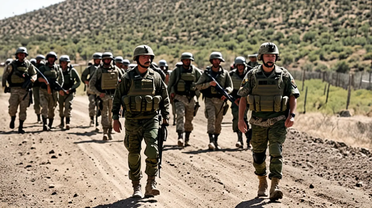 EE.UU. desplegará su Ejército en la zona de frontera con México, donde tendrán una base para controlar el área y potencialmente detener a los inmigrantes que intenten cruzar.. Foto: Redacción In