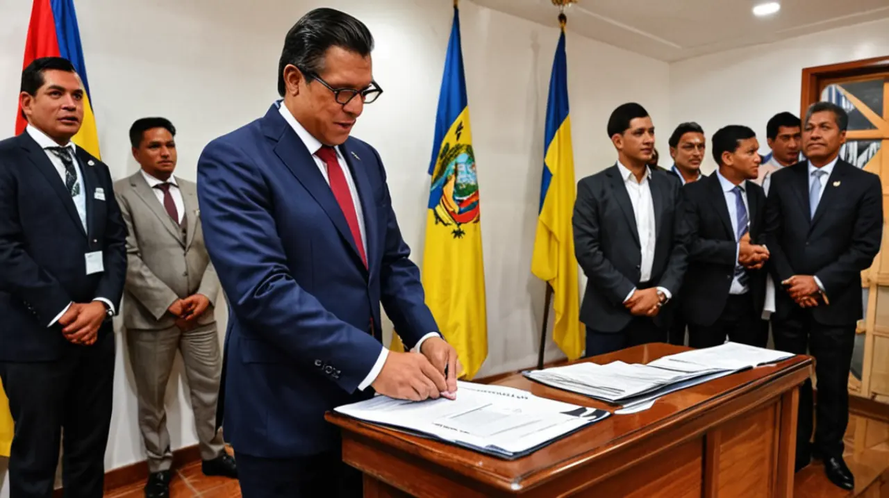 La amplia diferencia electoral que obtuvo Noboa en Ecuador mantiene a la izquierda en una situación de debilidad política. Foto: Redacción InfoArticulos