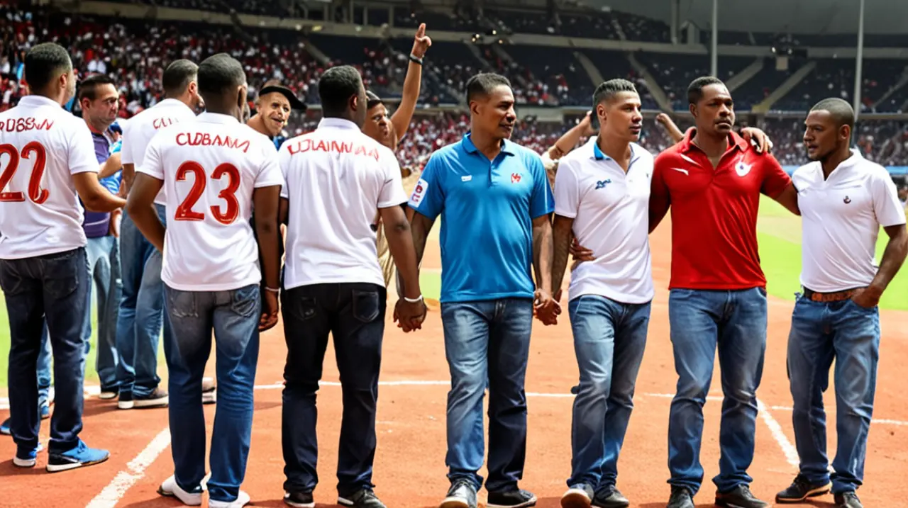 Un grupo de hombres transgénero cubanos se reunió en un estadio para mostrar su identidad y luchar por sus derechos.. Foto: Redacción InfoArticulos