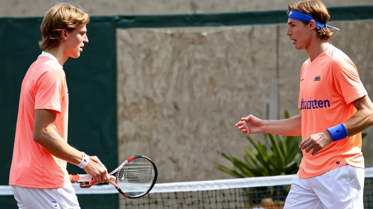 Rublev y Rune avanzaron sin problemas a la segunda ronda del torneo de Barcelona.. Foto: Redacción InfoArticulos