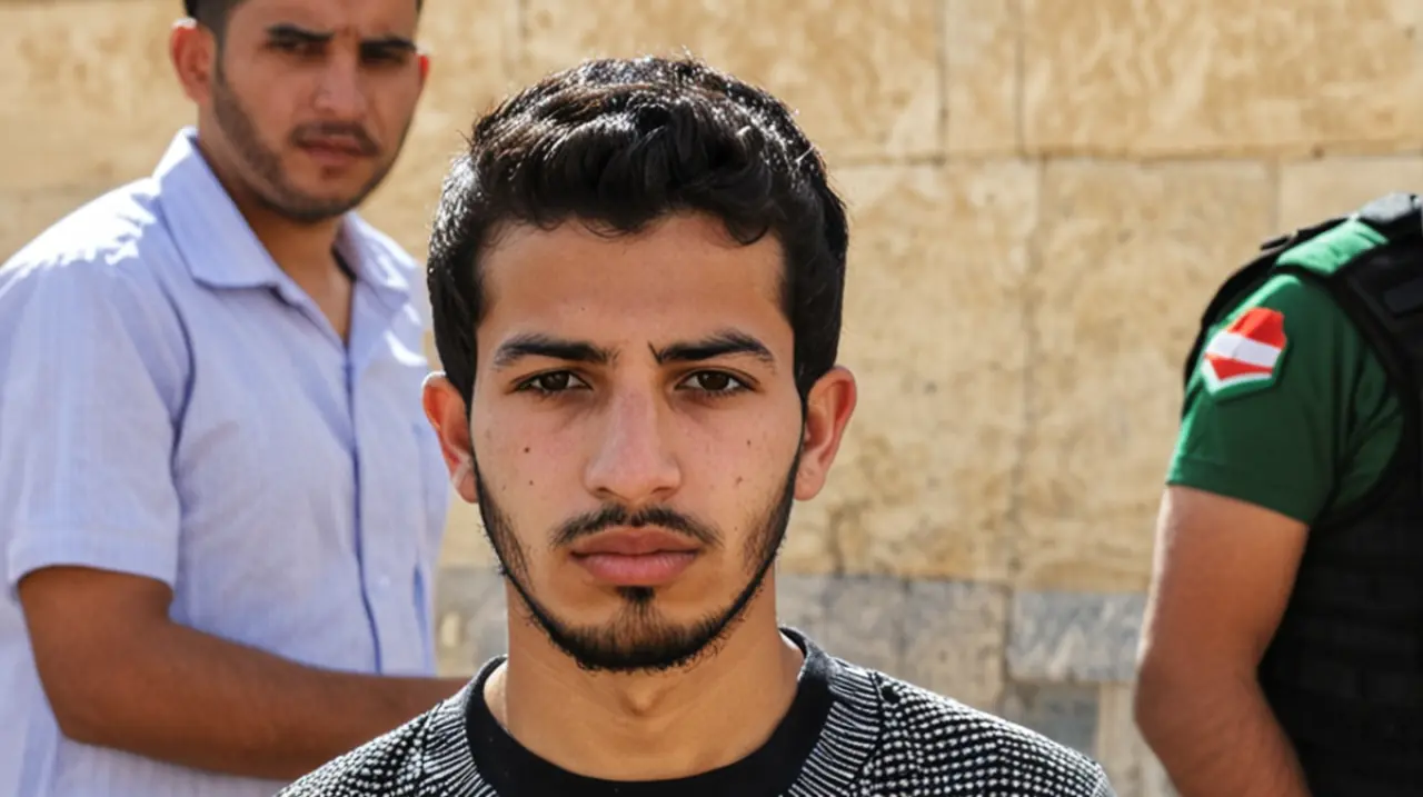 Un joven palestino fue arrestado mientras se sometía a un proceso de evaluación para su posible integración como ciudadano estadounidense.. Foto: Redacción InfoArticulos