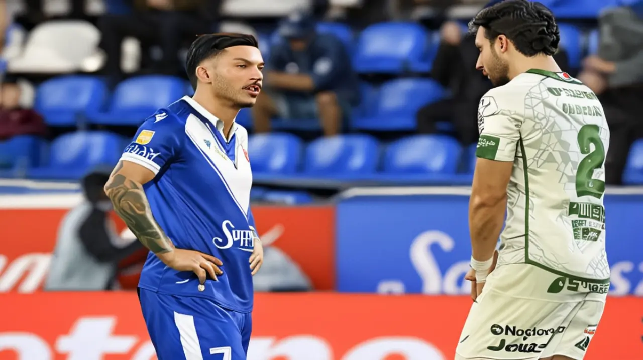 El partido parecía irse al empate, pero Vélez logró anotar un penal en el último momento. El árbitro decidió que debía ser pateado nuevamente y luego se dirigió a la tribuna.. Foto: Redacción