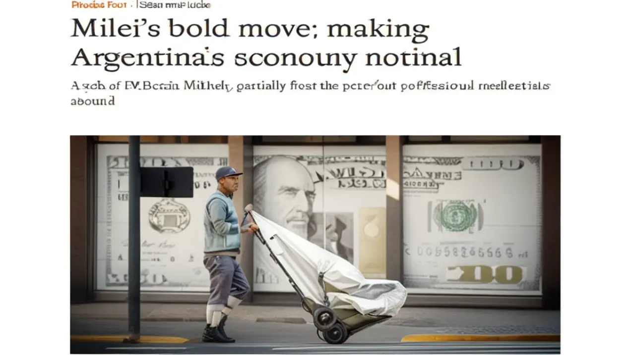 La nota periodística sobre la reacción de The Economist a la decisión de Milei de levantar las restricciones económicas. Foto: Redacción InfoArticulos