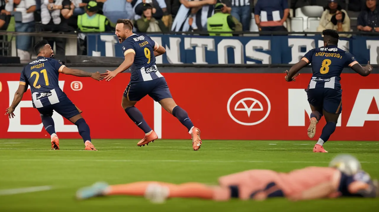 Partido emocionante: Alianza Lima logró un triunfo inesperado sobre Talleres en el último minuto, dejando al equipo argentino con una derrota amarga en la Copa Libertadores.. Foto: Redacción InfoAr