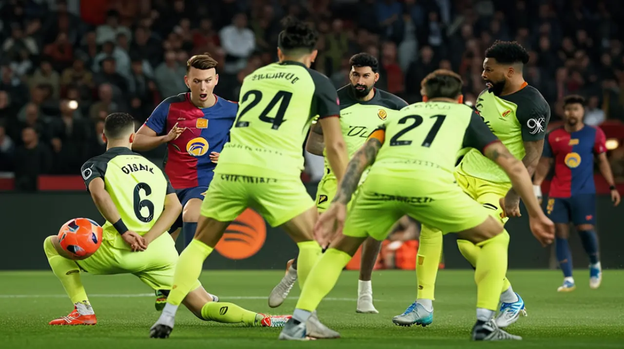 El Fútbol Club Barcelona aumentó su liderato en la competición española, tras imponerse por un marcador de 1-0 sobre el Mallorca, gracias a un gol del jugador Dani Olmo.. Foto: Redacción InfoArti