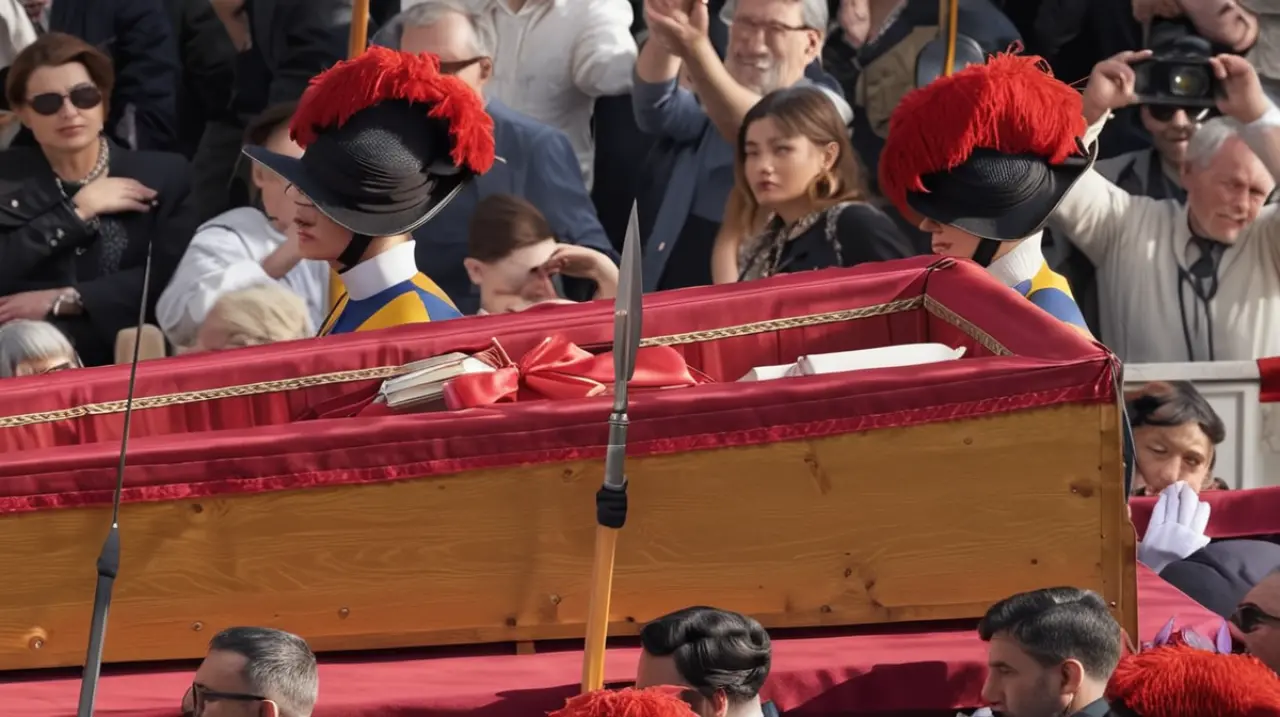 La basílica de San Pedro acoge al féretro del Papa, mientras el Congreso pospone sus actividades en homenaje al fallecido líder religioso.. Foto: Redacción InfoArticulos