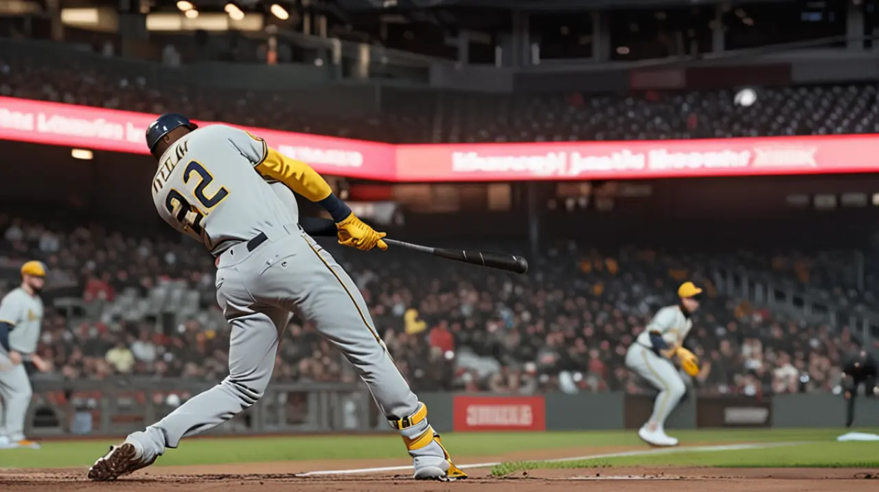 Yelich logra su quinto gran slam en la temporada, mientras que Bauers conecta un jonrón de dos carreras, lo que lleva a los Cerveceros a una victoria contra los Gigantes.. Foto: Redacción InfoArticu
