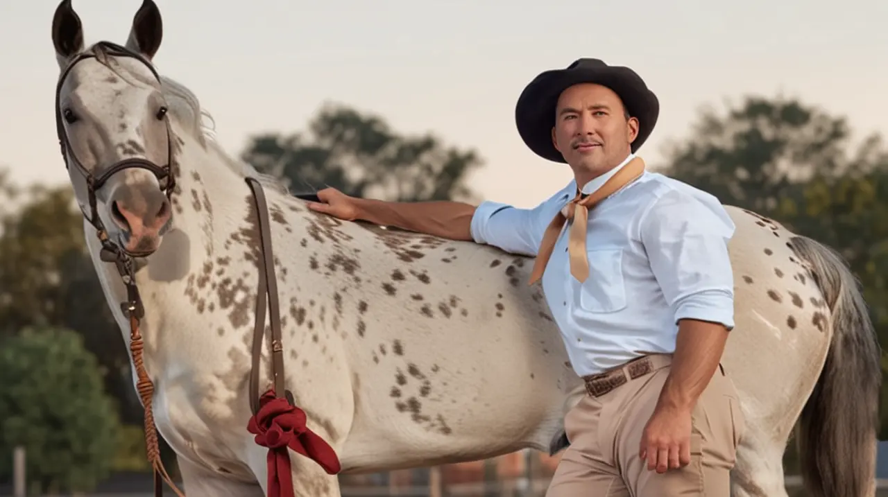 La tradición argentina se refleja en la figura de Amílcar Unanue, un destacado exponente de la doma y el legado cultural gauchesco que trasciende fronteras.. Foto: Redacción InfoArticulos