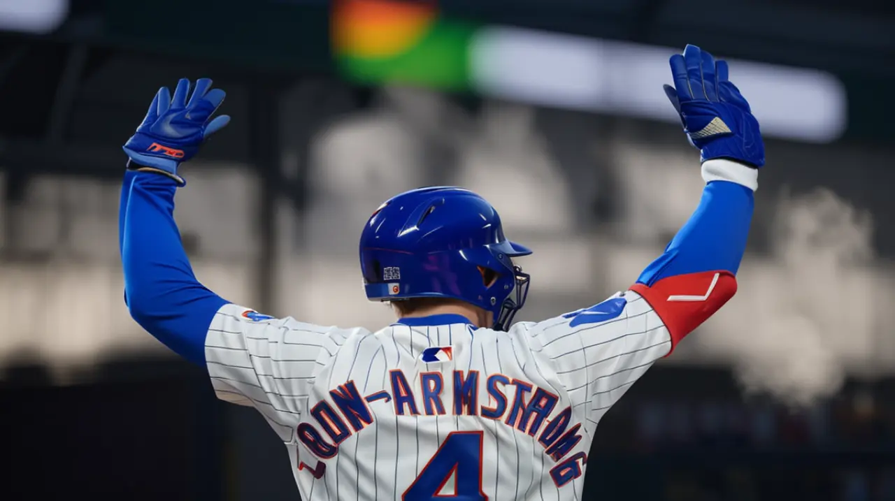 El jonrón de Crow-Armstrong fue decisivo para que los Cachorros ganaran con un marcador de 7-6 contra los Dodgers. Foto: Redacción InfoArticulos