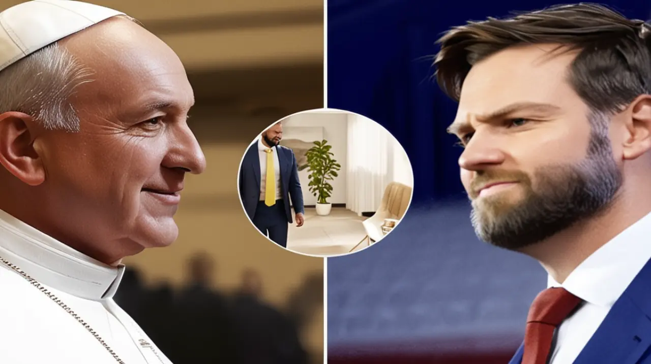 El encuentro entre JD Vance y el Papa Francisco dejó a este último conmocionado, recordando que solo le quedaban 24 horas.. Foto: Redacción InfoArticulos
