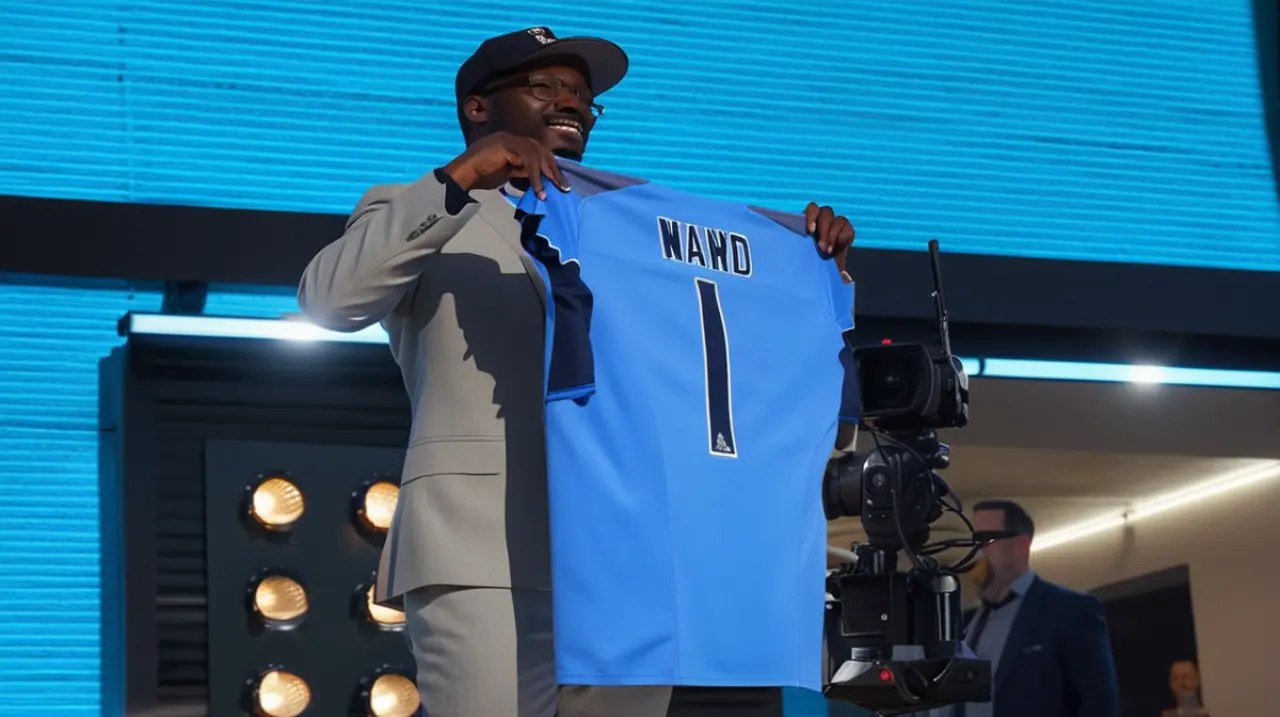 El equipo de los Titans apostó por Cam Ward como su primera elección en el draft, mientras que Travis Hunter fue seleccionado por los Jaguars como segundo.. Foto: Redacción InfoArticulos