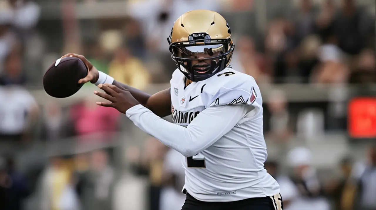 El quarterback Shedeur Sanders continúa siendo considerado para el draft de la NFL, a pesar de haber sido pasado por alto por varias franquicias.. Foto: Redacción InfoArticulos