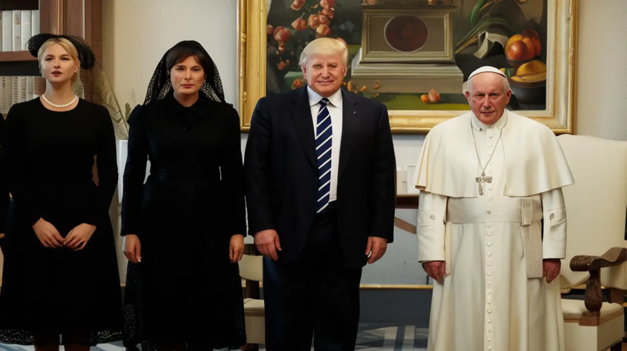 El viaje de Donald Trump al funeral del Papa destaca su historia de confrontaciones a lo largo de la década. Foto: Redacción InfoArticulos