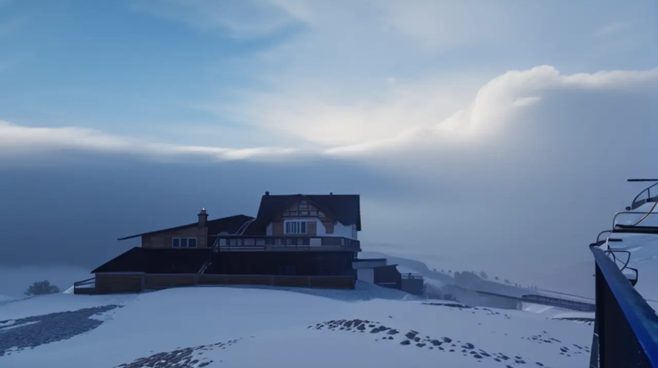 La nieve comienza a hacer acto de presencia en Bariloche, y los barilochenses ya se están preparando para disfrutar de una nueva temporada de esquí.. Foto: Redacción InfoArticulos