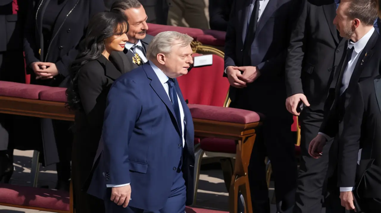 El presidente Trump asistió a la misa fúnebre del Papa, quien había expresado opiniones públicas y críticas directas hacia él en varios asuntos.. Foto: Redacción InfoArticulos