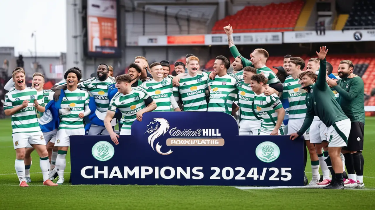 El Celtic logra su título número 55 en la liga escocesa, igualando así el récord de victorias del Rangers.. Foto: Redacción InfoArticulos