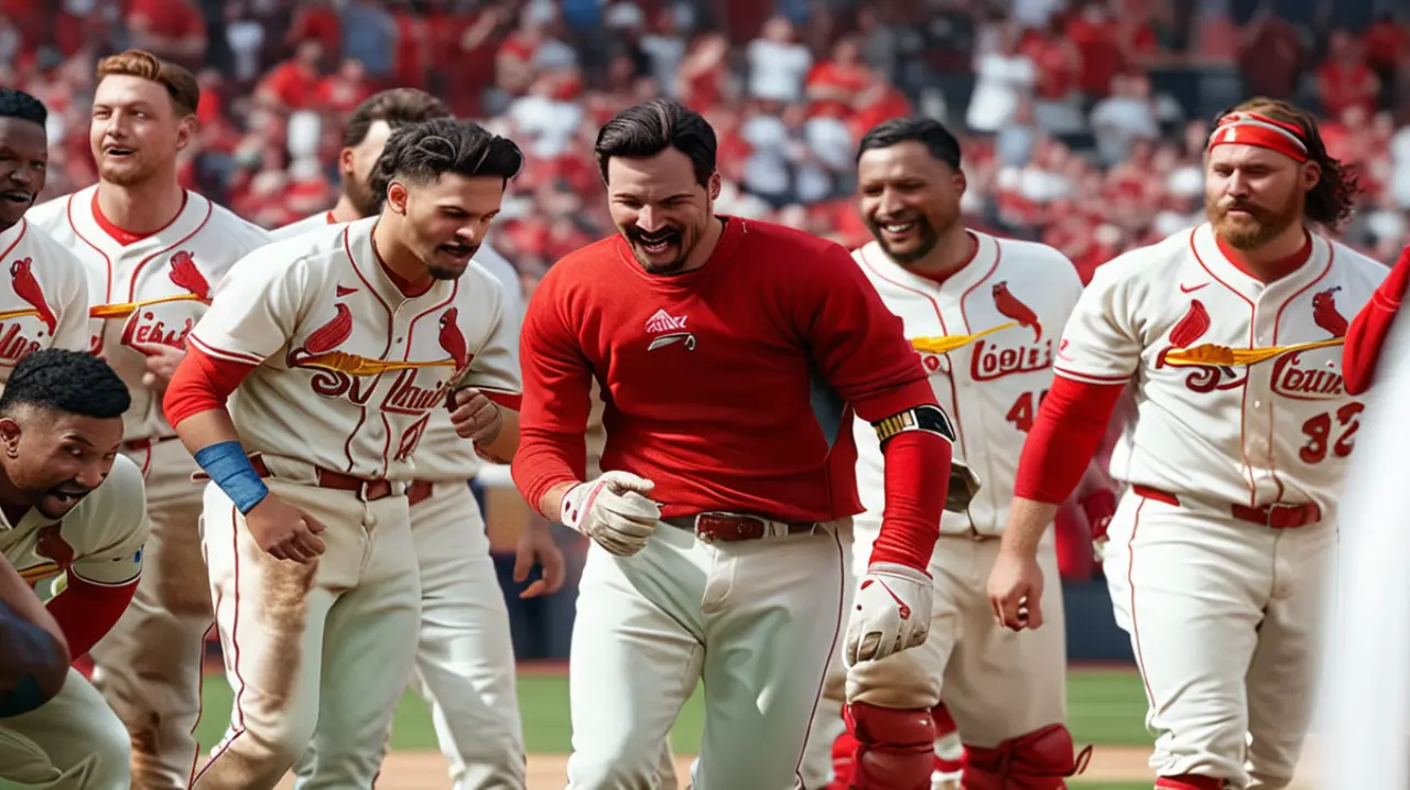 El rendimiento del HR de Arenado otorgó la victoria a los Cardenales en un partido emocionante contra los Cerveceros, quienes sufrieron una dura caída después de haber tenido una ventaja de 5-0. Fo