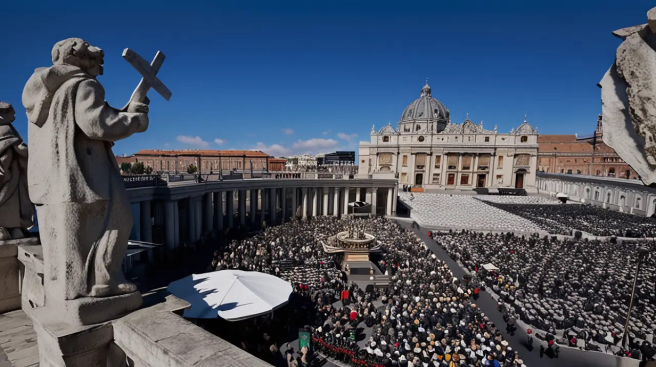 Llegaron a Roma con la intención de presenciar la canonización de un santo joven y moderno, pero su visita se extendió hasta el funeral del Papa Francisco.. Foto: Redacción InfoArticulos